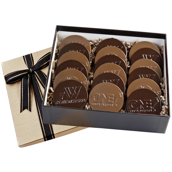 Six piece cookie and confection gift box, 13.50 oz.... from ASI 44900 NC Custom (CI/Lanco) / Chocolate Inn