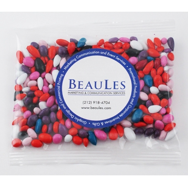Red licorice bites candy in a large pillow bag, 2 oz.... from ASI 44900 NC Custom (CI/Lanco)