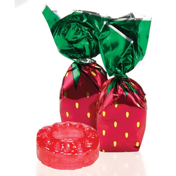 Individually wrapped strawberry candy.... from ASI 44900 NC Custom (CI/Lanco) / Chocolate Inn