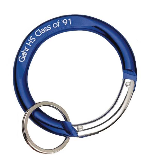 Circle carabiner with a split key ring.... from ASI 68507 The Magnet Group / Innovations by Magnet (TM)