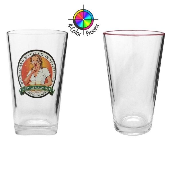 16oz Pint Mixing Glass, four color process... from ASI 80093 Pyrographics / Pyrographics Line