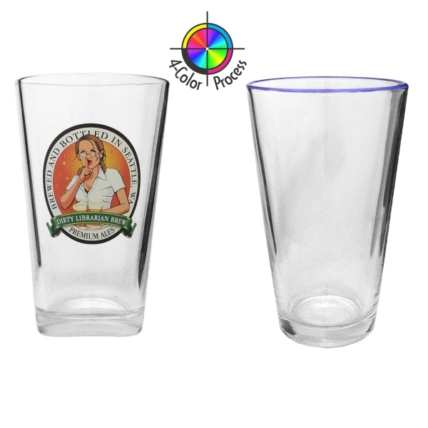 16oz Pint Mixing Glass, four color process... from ASI 80093 Pyrographics / Pyrographics Line
