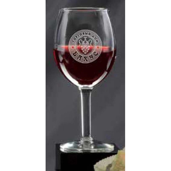 11 oz. wine glass with customization.... from ASI 71920 Moderne Glass Company Inc / Glass America®