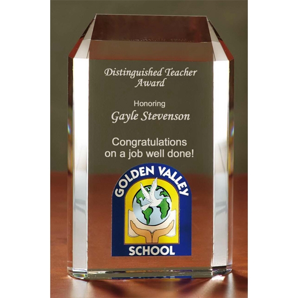 Small Stronghold Tower Award... from ASI 68507 The Magnet Group / Benchmark Crystal & Clocks