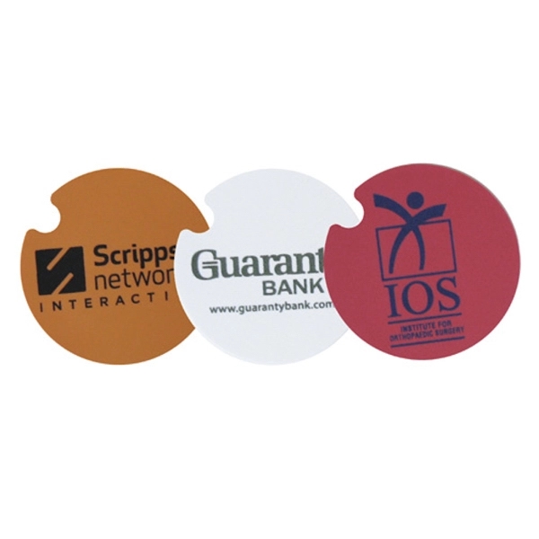 Car cup holder coaster with notch for easy removal.... from ASI 54886 Foamworx / FoamWorx