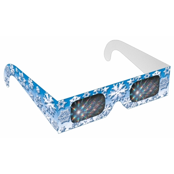 Winter Snow Flake Rainbow Glasses - Stock Imprint... from ASI 80485 Rainbow Symphony Inc / Rainbow Symphony