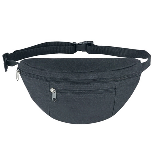 Polyester two zipper fanny pack.... from ASI 31517 Admart Products / Admart Line