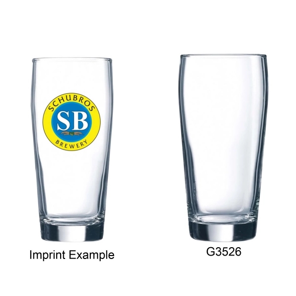 Willi Becher Beer tumbler with spot color or four color process... from ASI 80093 Pyrographics / Pyrographics Line