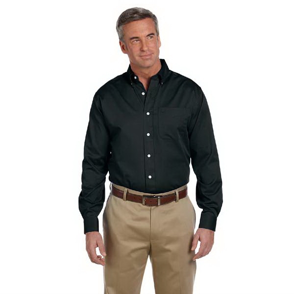 Men's Pima Advantage (TM) twill shirt with back center pleat.... from ASI 34063 alphabroder / alphabroder