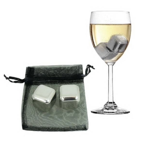 Stainless Steel Ice Cubes (Set of 2)... from ASI 98766 Yanlee Trading Co Ltd / Delite Promotional Products