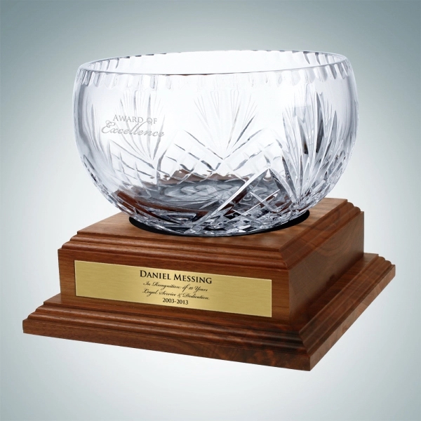Hand Cut Lead crystal bowl.... from ASI 47791 Best Deal Awards / Best Deal Awards
