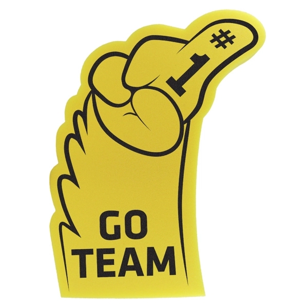 Foam #1 mascot hand, 16" x 12.5" with a slit for... from ASI 54886 Foamworx / FoamWorx