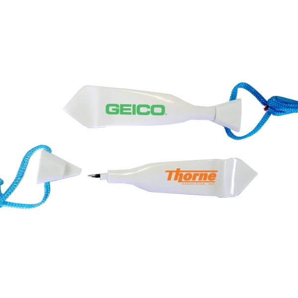 Necktie Shape Ballpoint Pen With Lanyard - Ready Inventory In New... from ASI 45100 Chulani Promotional Products, Inc / Competitive Edge Innovations/Chulani