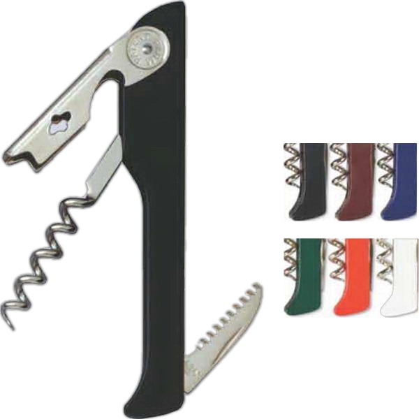 Waiter's corkscrew with ABS plastic handle; made in Italy.... from ASI 55450 Franmara Inc