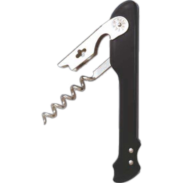 Waiter's corkscrew that boasts a floating axis design and a two-wheeled,... from ASI 55450 Franmara Inc