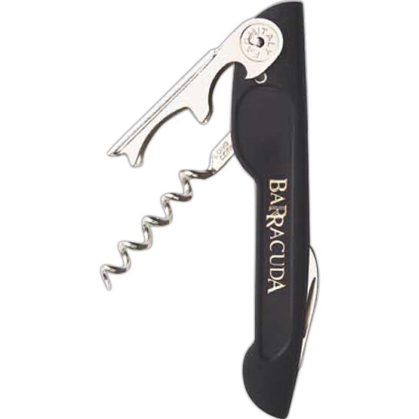 5 3/8" long, two-step waiter's corkscrew with crescent handle with spring... from ASI 55450 Franmara Inc