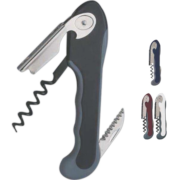Waiter's corkscrew that features a crescent opening in the handle.... from ASI 55450 Franmara Inc