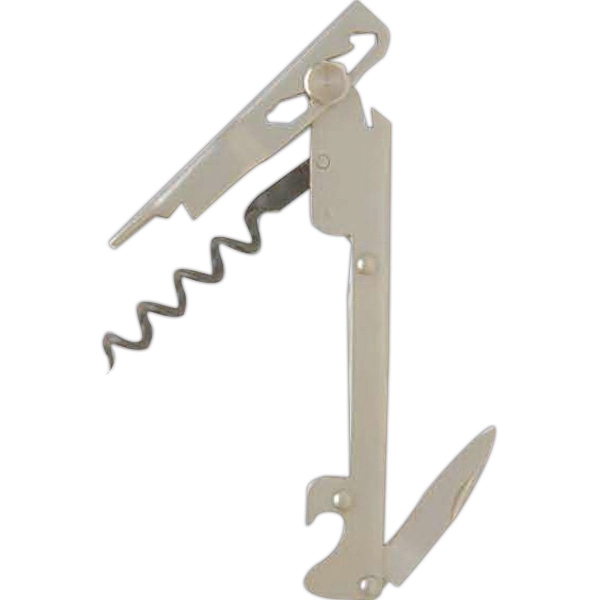 Waiter's corkscrew handcrafted, three-step waiter's corkscrew that makes drawing long corks... from ASI 55450 Franmara Inc