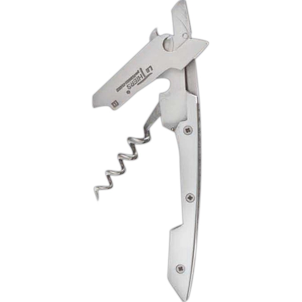 Sommelier stainless steel corkscrew that comes with a black, leather belt... from ASI 55450 Franmara Inc