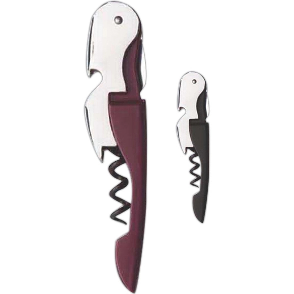 Waiter's corkscrew with an all-in-one, two-step boot lever with an enameled... from ASI 55450 Franmara Inc