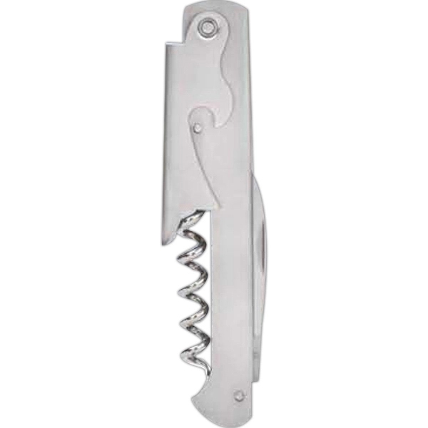 Stainless steel waiter's corkscrew that is straight brushed.... from ASI 55450 Franmara Inc