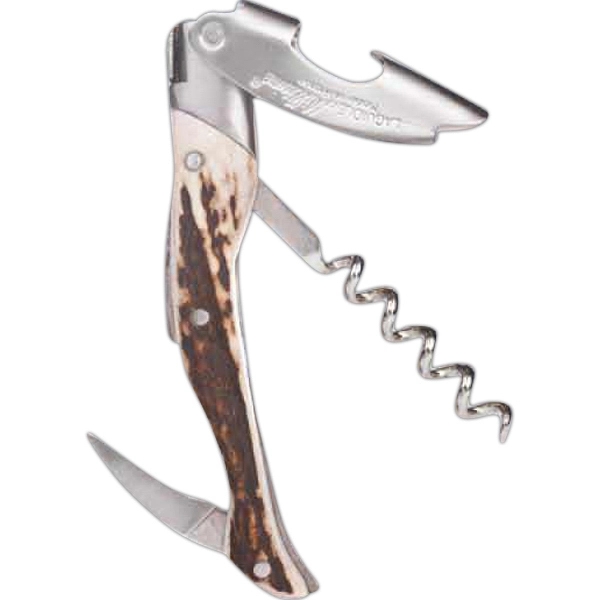 Corkscrew that features a genuine stag horn handle.... from ASI 55450 Franmara Inc