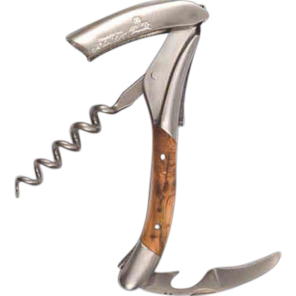 Waiter's corkscrew that is made of Juniper wood and comes in... from ASI 55450 Franmara Inc