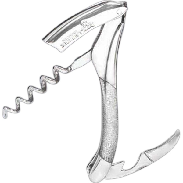 French sommelier's corkscrew with a silver texalium inlay handle.... from ASI 55450 Franmara Inc