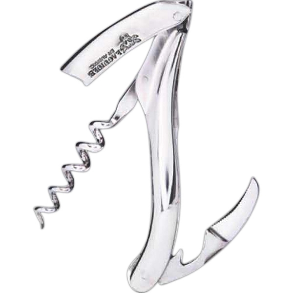 Waiter's corkscrew that's made of polished stainless steel and comes in... from ASI 55450 Franmara Inc