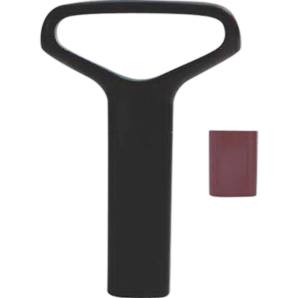 Customizable 4 5/8" x 3 1/8" ABS plastic Italian-made cork puller... from ASI 55450 Franmara Inc