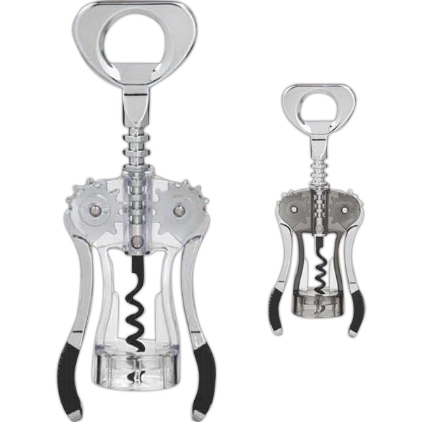 Wing corkscrew that has easy-grip, rubber bases on both lever handles... from ASI 55450 Franmara Inc