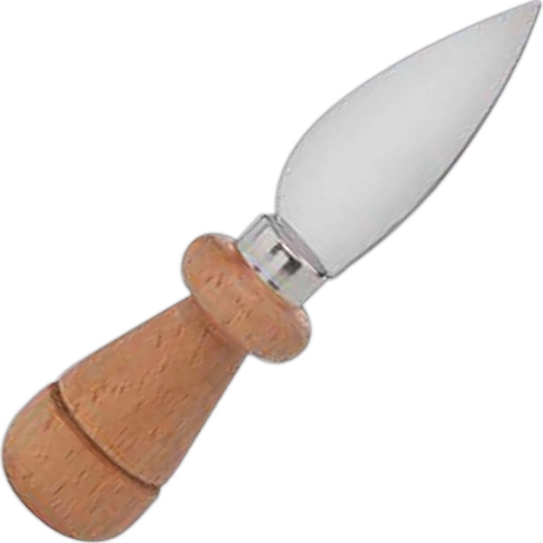 4 7/8" cheese knife with a beech wood handle for cutting... from ASI 55450 Franmara Inc