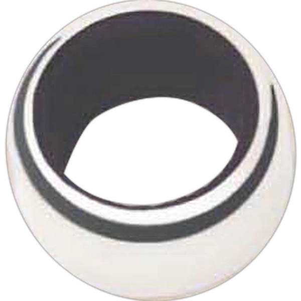 Two stainless steel wine collars with black felt on blister card.... from ASI 55450 Franmara Inc