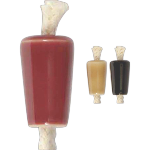 Ceramic wine candle with 10" wick. Blank.... from ASI 55450 Franmara Inc