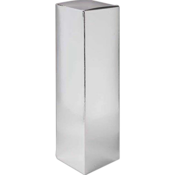 13 1/2" x 3 1/2" x 3 1/2" silver foil gift... from ASI 55450 Franmara Inc