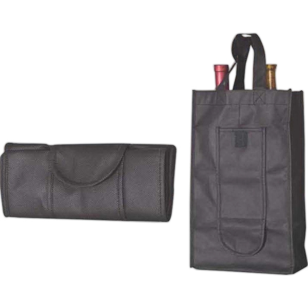 13 3/4" x 7 1/2" wine tote made of nonwoven polypropylene... from ASI 55450 Franmara Inc