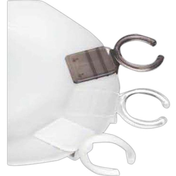 Customizable set of two 3 1/2" plastic clips attaches wine glass... from ASI 55450 Franmara Inc