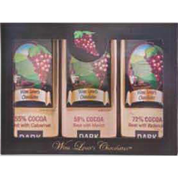 Three-piece set of wine flavored chocolates. 3.8 ounces.... from ASI 55450 Franmara Inc