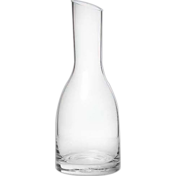 Customizable European made hand-blown straight neck carafe in 16, 24 and... from ASI 55450 Franmara Inc
