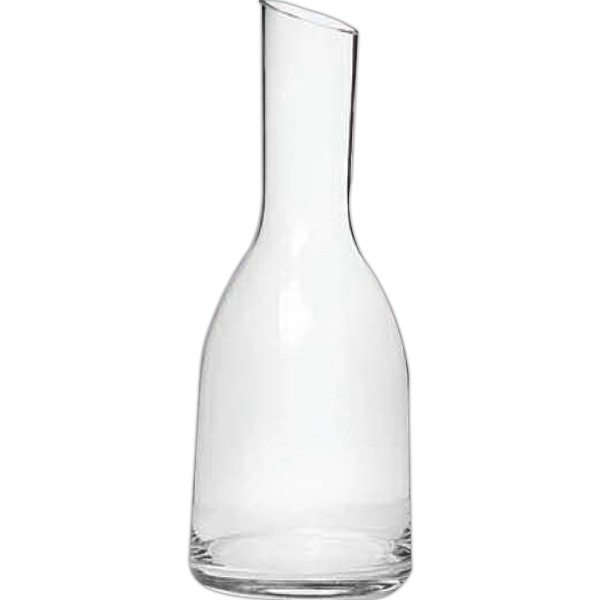 Customizable European made hand-blown straight neck carafe in 16, 24 and... from ASI 55450 Franmara Inc