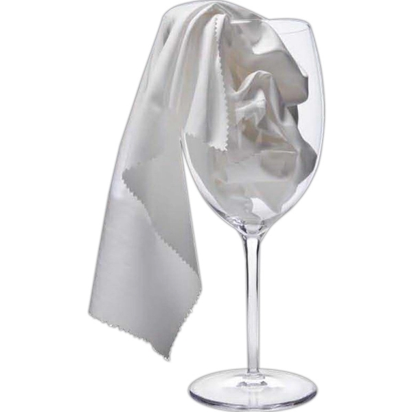 Microfiber polyester and polyamide towel for wine glasses, screens, jewelry and... from ASI 55450 Franmara Inc