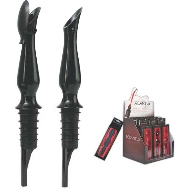 Wine aerating pourer enhances wine flavor and bouquet.... from ASI 55450 Franmara Inc