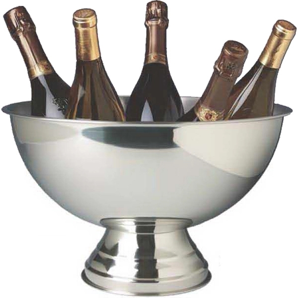 9 3/4" x 15 5/8" Majordomo stainless steel catering bowl with... from ASI 55450 Franmara Inc