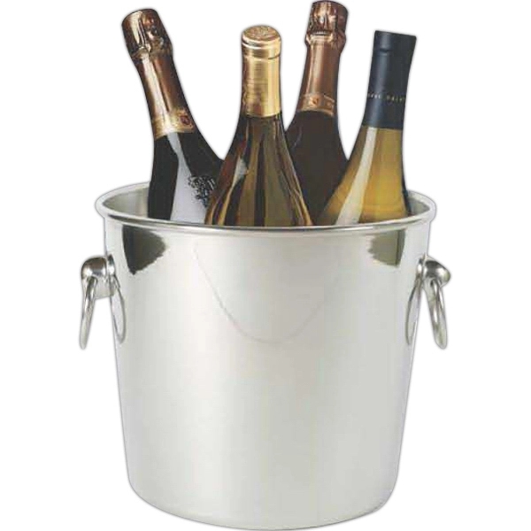 Four bottle wine and champagne chiller, stainless steel.... from ASI 55450 Franmara Inc