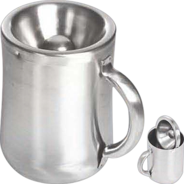 Personal spittoon, brushed stainless steel. 5" x 3 5/8".... from ASI 55450 Franmara Inc