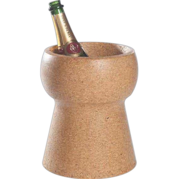 Cork champagne cooler with waterproof protective sealant.... from ASI 55450 Franmara Inc