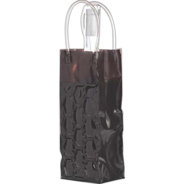 10" x 3 1/2" black bottle bag made of PVC material... from ASI 55450 Franmara Inc