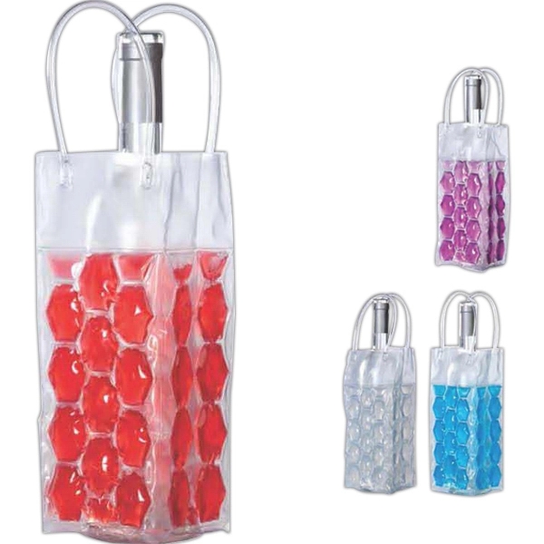 10" x 3 1/2" bottle bag with freezable gel cells on... from ASI 55450 Franmara Inc