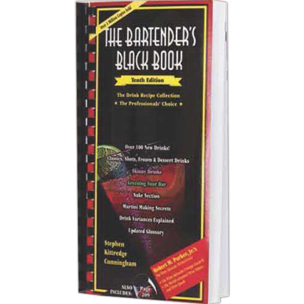 The Bartender's Black Book by Stephen Kittredge Cunningham, 9th Edition, 288... from ASI 55450 Franmara Inc