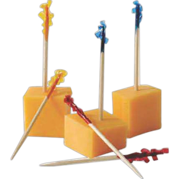 50 count package of frilled toothpicks for hors d'oeuvres trays.... from ASI 55450 Franmara Inc